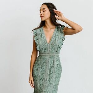 NWT Baltic Born Monroe  sage lace dress